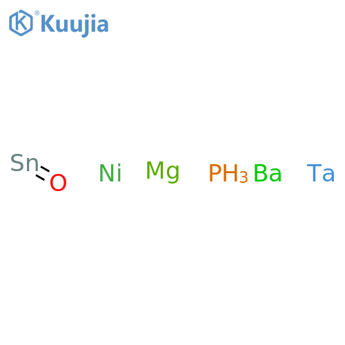 Barium magnesium nickel phosphorus tantalum tin oxide structure