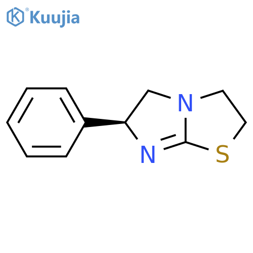 (S)-2,3,5,6-Tetrahydro-6-phenylimidazo2,1-bthiazole structure