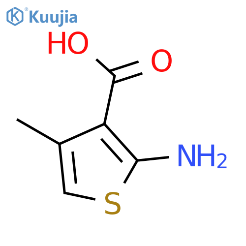 2-amino-4-methylthiophene-3-carboxylic acid structure