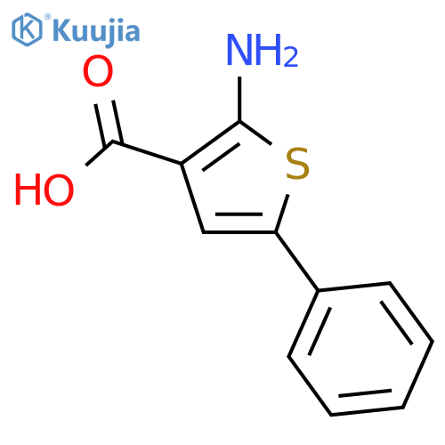 2-Amino-5-phenylthiophene-3-carboxylic Acid structure