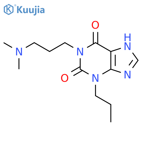 1H-Purine-2,6-dione, 1-[3-(dimethylamino)propyl]-3,7-dihydro-3-propyl- structure