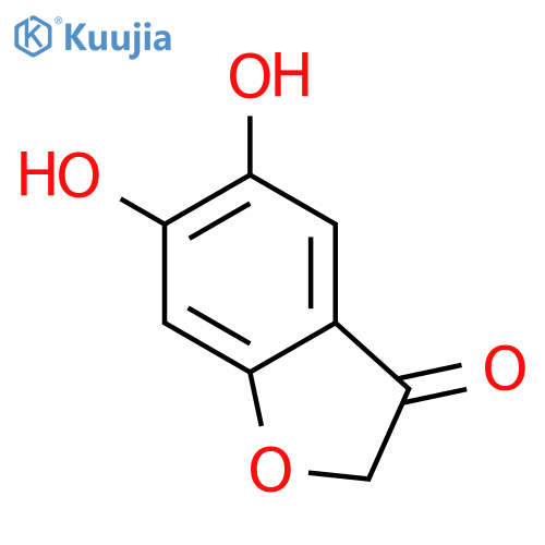 5,6-Dihydroxybenzofuran-3-one structure