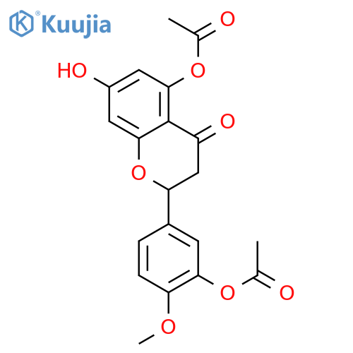 rac-Hesperetin 3’,5-Diacetate structure