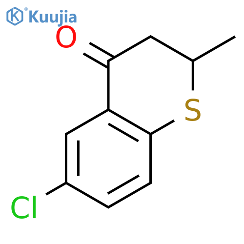 4H-1-Benzothiopyran-4-one,6-chloro-2,3-dihydro-2-methyl- structure