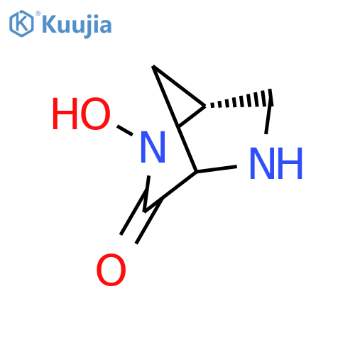 2,5-Diazabicyclo[2.2.1]heptan-3-one,2-hydroxy-, (1R)- (9CI) structure