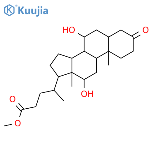Methyl 3-Keto-7α,12α-dihydroxy-5α-cholanoate structure