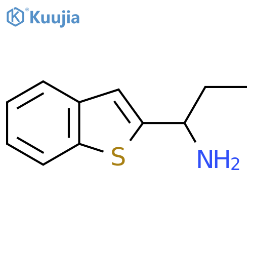 1-(Benzo[b]thiophen-2-yl)propan-1-amine structure