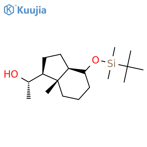(1S)-1-((1S,3Ar,7aR)-4-(tert-butyldimethylsilyloxy)-7a-methyloctahydro-1H-inden-1-yl)ethanol structure
