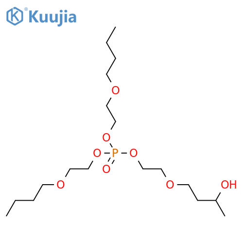 Bis(2-\u200bbutoxyethyl) 2-\u200b(3-\u200bHydroxybutoxy)\u200bethyl Phosphate Triester structure