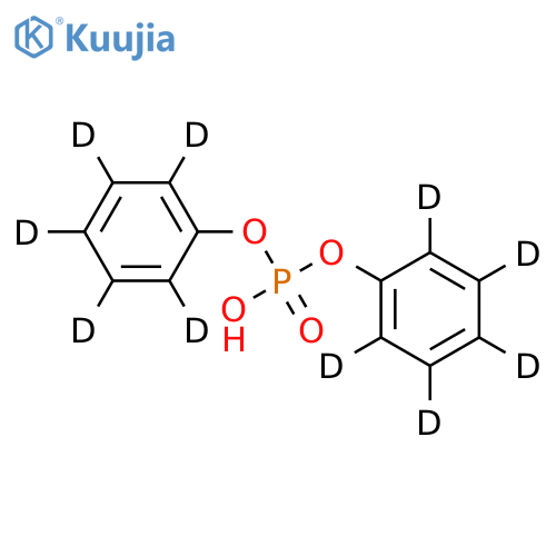 Diphenyl Phosphate-d10 structure