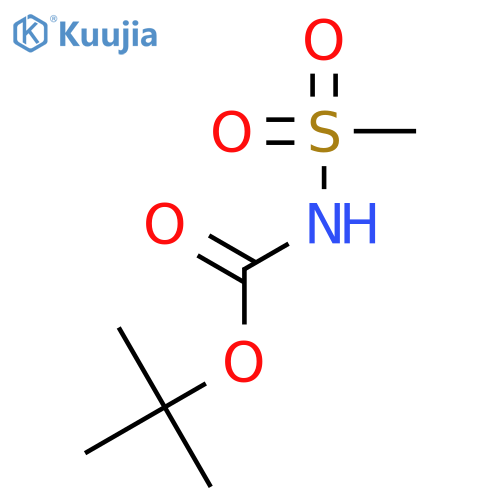 Tert-Butyl methylsulfonylcarbamate structure