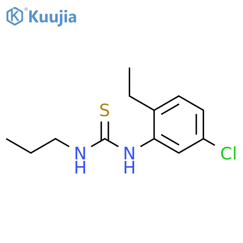 Thiourea, N-(5-chloro-2-ethylphenyl)-N'-propyl- structure