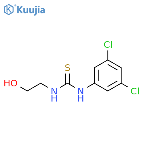 Thiourea, N-(3,5-dichlorophenyl)-N'-(2-hydroxyethyl)- structure