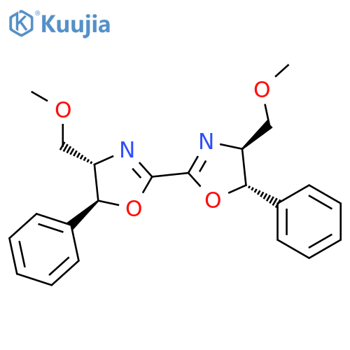 2,2'-Bioxazole, 4,4',5,5'-tetrahydro-4,4'-bis(methoxymethyl)-5,5'-diphenyl-, (4S,4'S,5S,5'S)- structure