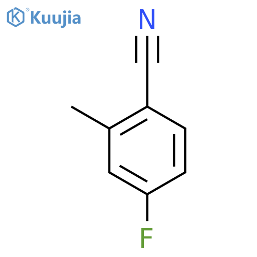 4-Fluoro-2-methylbenzonitrile structure