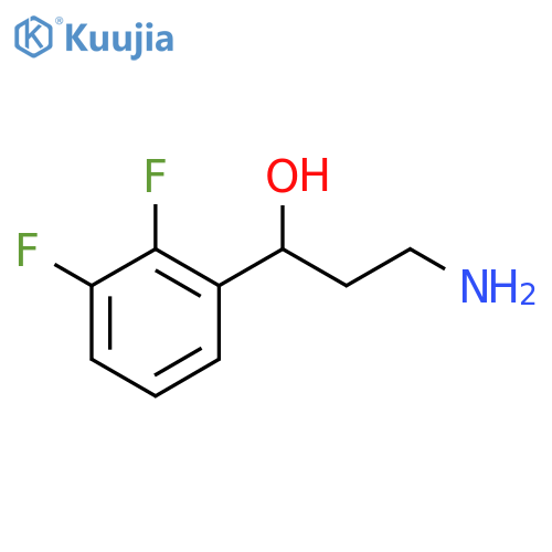 Benzenemethanol, α-(2-aminoethyl)-2,3-difluoro- structure
