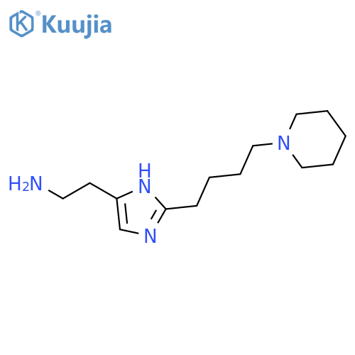 1H-Imidazole-4-ethanamine, 2-[4-(1-piperidinyl)butyl]- structure