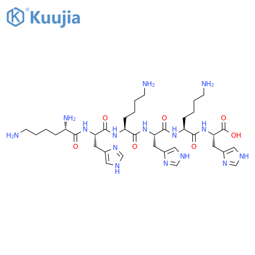 L-Histidine, L-lysyl-L-histidyl-L-lysyl-L-histidyl-L-lysyl- structure