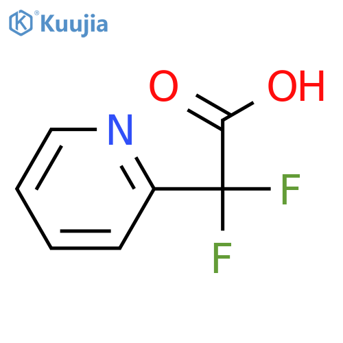 Difluoro(pyridin-2-yl)acetic acid structure