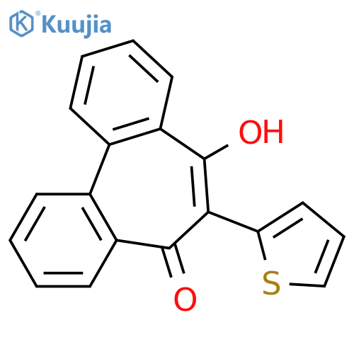 5H-Dibenzo[a,c]cyclohepten-7-yloxy, 5-oxo-6-(2-thienyl)- structure