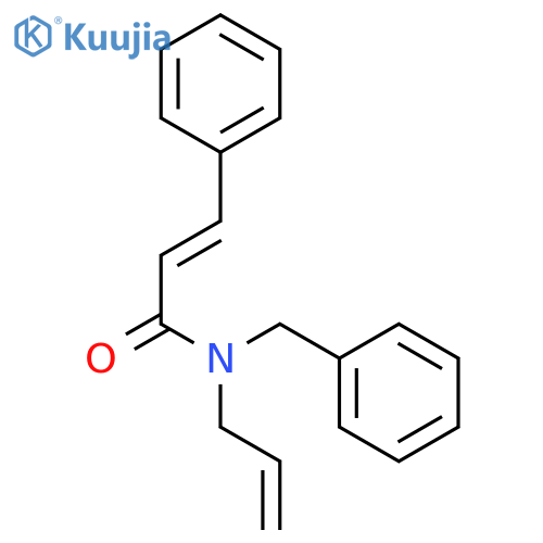 N-Benzyl-3-phenyl-N-(prop-2-en-1-yl)prop-2-enamide structure