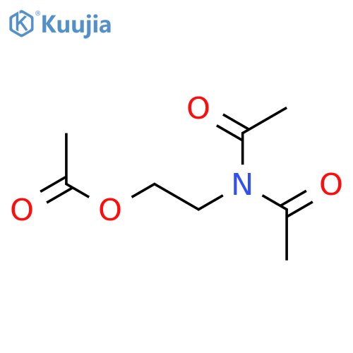 Acetamide, N-acetyl-N-[2-(acetyloxy)ethyl]- structure
