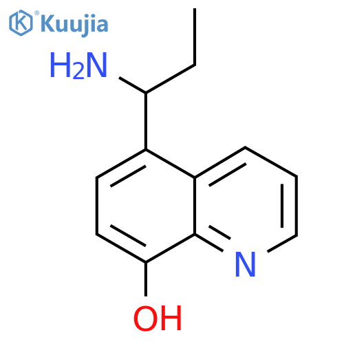5-(1-Aminopropyl)quinolin-8-ol structure