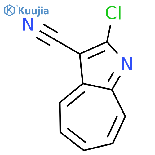 Cyclohepta[b]pyrrole-3-carbonitrile, 2-chloro- structure