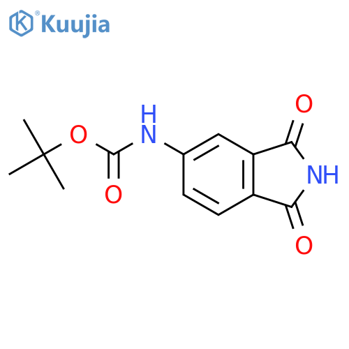 tert-butyl N-(1,3-dioxo-2,3-dihydro-1H-isoindol-5-yl)carbamate structure