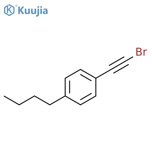 Benzene, 1-(bromoethynyl)-4-butyl- structure