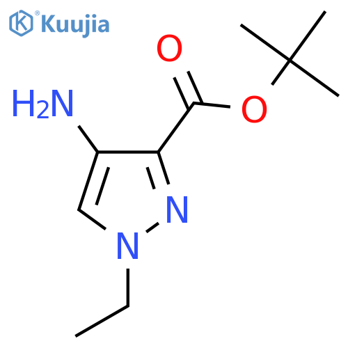 Tert-butyl 4-amino-1-ethyl-1h-pyrazole-3-carboxylate structure