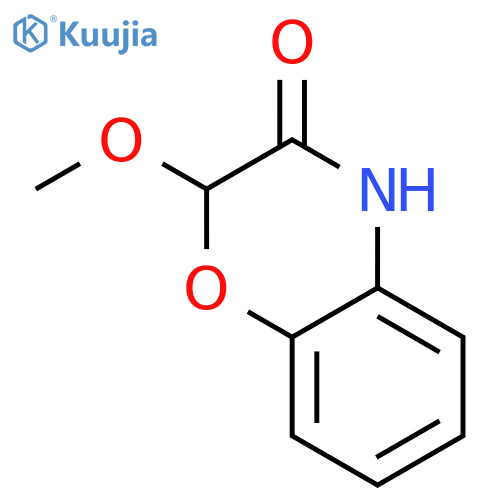 2H-1,4-Benzoxazin-3(4H)-one, 2-methoxy-, (+)- structure