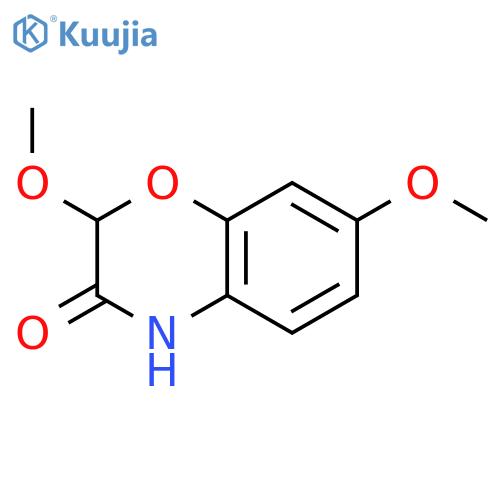 2H-1,4-Benzoxazin-3(4H)-one, 2,7-dimethoxy-, (+)- structure