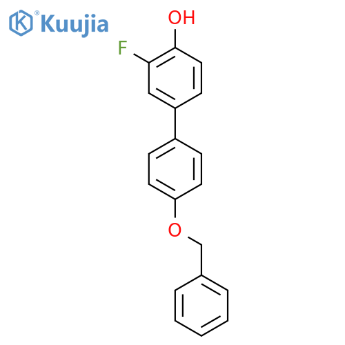 4-(4-Benzyloxyphenyl)-2-fluorophenol structure