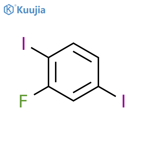 1,4-Diiodo-2-fluorobenzene structure