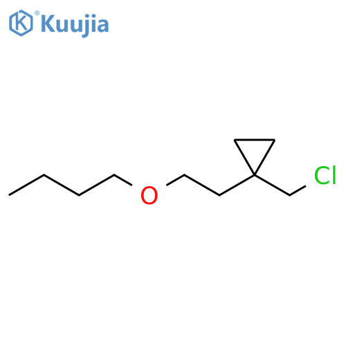 Cyclopropane, 1-(2-butoxyethyl)-1-(chloromethyl)- structure