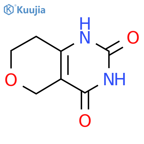 7,8-dihydro-5H-pyrano[4,3-d]pyrimidine-2,4-diol structure