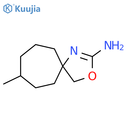 8-methyl-3-oxa-1-azaspiro4.6undec-1-en-2-amine structure