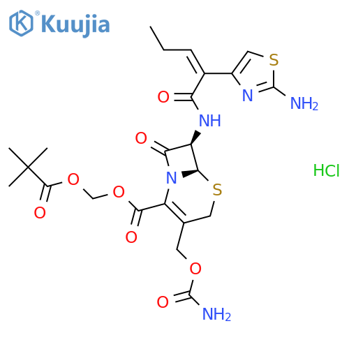 Cefcapene pivoxil hydrochloride structure
