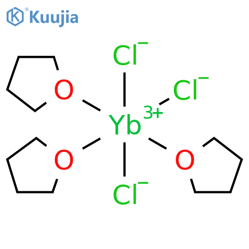 Ytterbium, trichlorotris(tetrahydrofuran)- structure