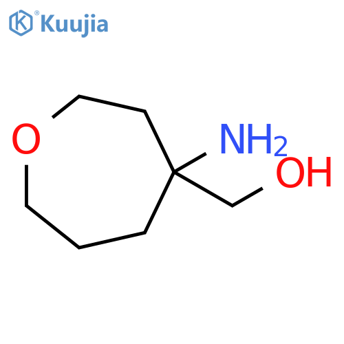 (4-aminooxepan-4-yl)methanol structure