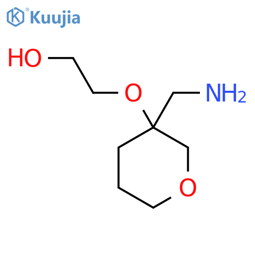 2-{3-(aminomethyl)oxan-3-yloxy}ethan-1-ol structure