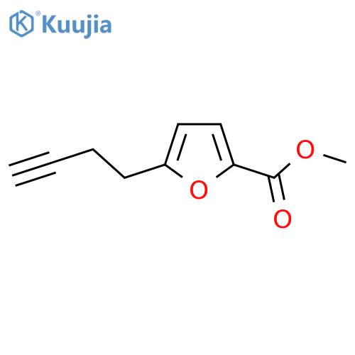 methyl 5-(but-3-yn-1-yl)furan-2-carboxylate structure