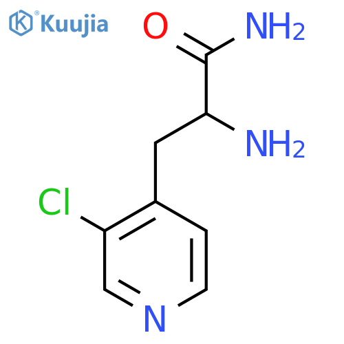 2-Amino-3-(3-chloropyridin-4-yl)propanamide structure