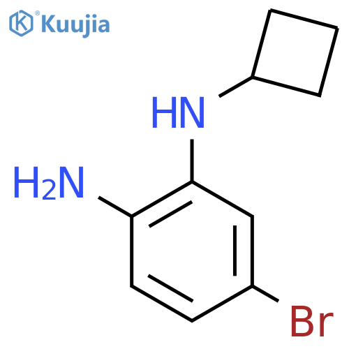 5-bromo-N1-cyclobutylbenzene-1,2-diamine structure