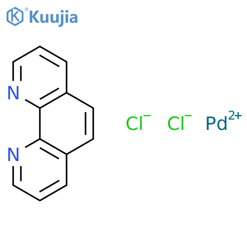 dichloro(1,10-phenanthroline-kN1,kN10)-, (SP-4-2)-Palladium structure