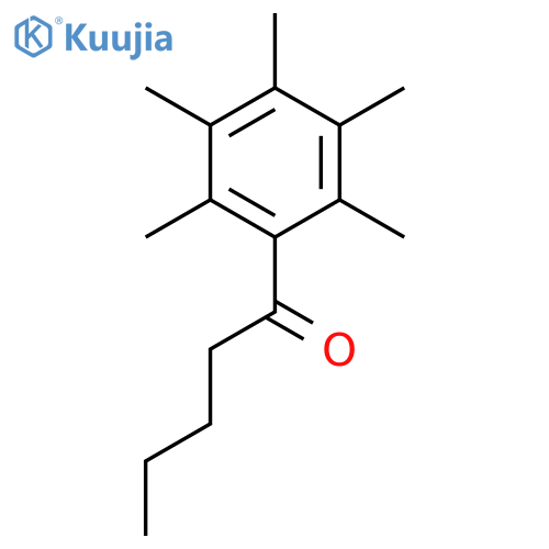 1-Pentanone, 1-(pentamethylphenyl)- structure