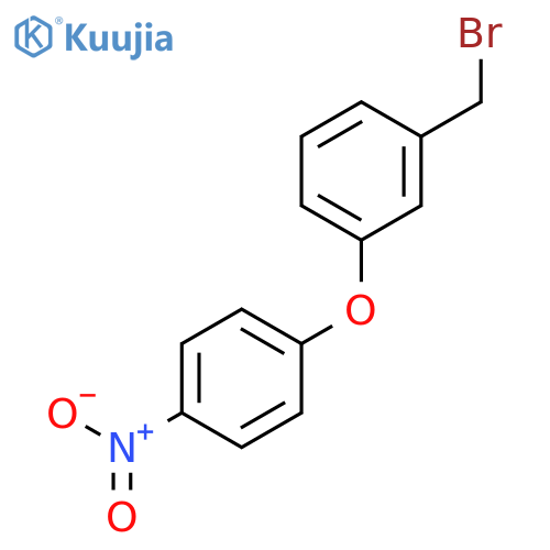 Benzene, 1-(bromomethyl)-3-(4-nitrophenoxy)- structure