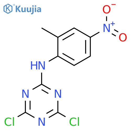 1,3,5-Triazin-2-amine, 4,6-dichloro-N-(2-methyl-4-nitrophenyl)- structure