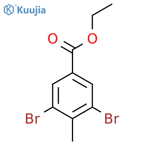 Ethyl 3,5-dibromo-4-methylbenzoate structure